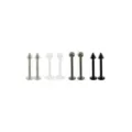 Multi-Pack Titanium Spiked Labrets 4 Pair - 16 Gauge at Spencer's