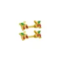 CZ Cherry Nipple Barbells - 14 Gauge at Spencer's