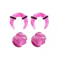 Multi-Pack Pink Marble Acrylic Pinchers and Plugs - 2 Pair at Spencer's