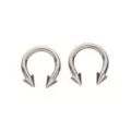 Silverplated Spike Horseshoe Rings - 8 Gauge at Spencer's