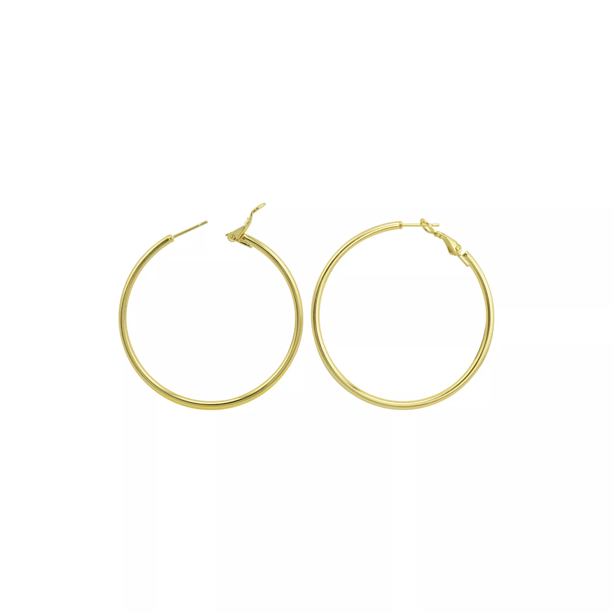 Goldtone Thin Hoop Earrings at Spencer's