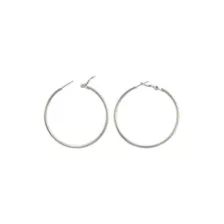 Silvertone Thin Hoop Earrings at Spencer's