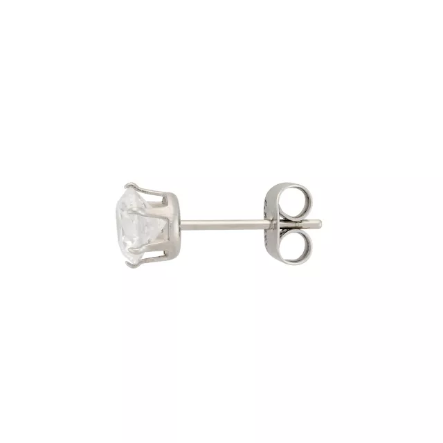 Multi-Pack CZ Silverplated Star Hoop and Stud Earrings  - 6 Pack at Spencer's