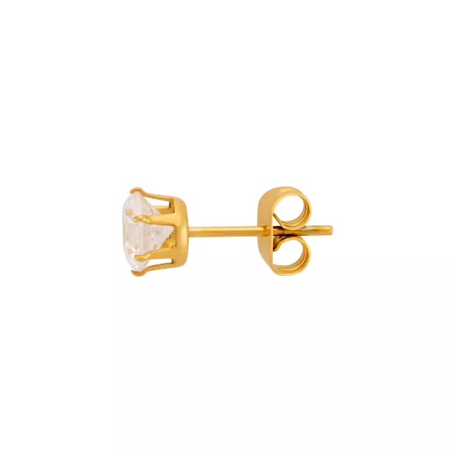 Multi-Pack CZ Goldplated Star Hoop and Stud Earrings - 6 Pack at Spencer's