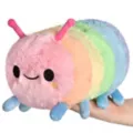 Mini Squishable Rainbow Caterpillar Plush at Spencer's