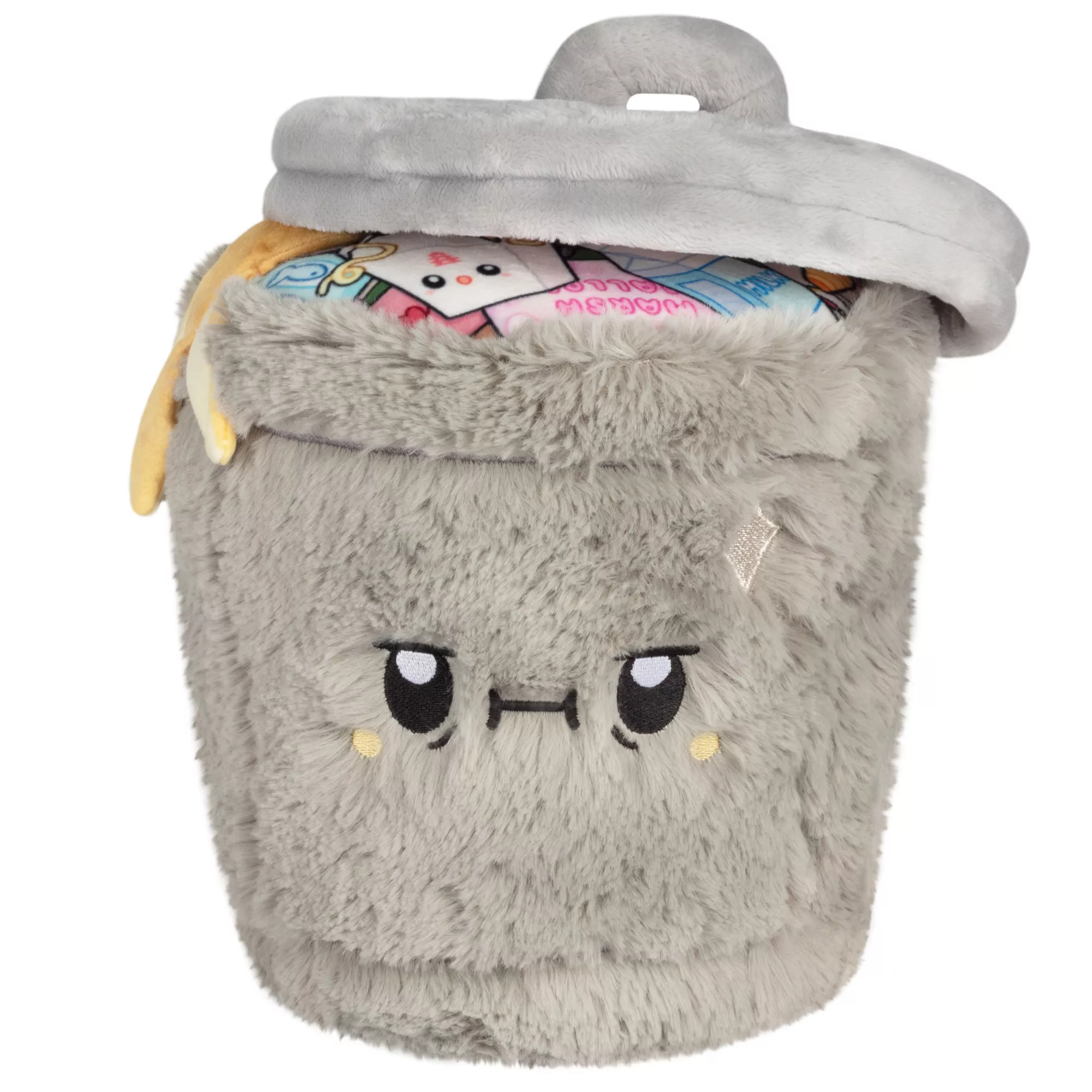 Mini Squishable Trash Can Plush at Spencer's