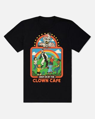 Terrifier Clown Café T Shirt - Steven Rhodes