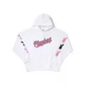 White Playboy Logo Hoodie at Spencer's