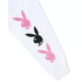 White Playboy Logo Hoodie at Spencer's
