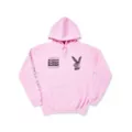 Pink Playboy Rabbit Scribble Hoodie at Spencer's