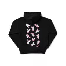 Black Playboy Bunny Print Hoodie at Spencer's