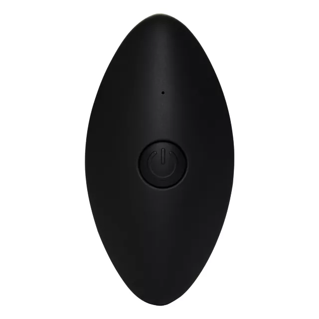 Black Crystal Pleasure Multi-Function Silicone Vibrating Anal Vibrator - 3.6 Inch at Spencer's