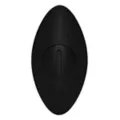 Black Crystal Pleasure Multi-Function Silicone Vibrating Anal Vibrator - 3.6 Inch at Spencer's