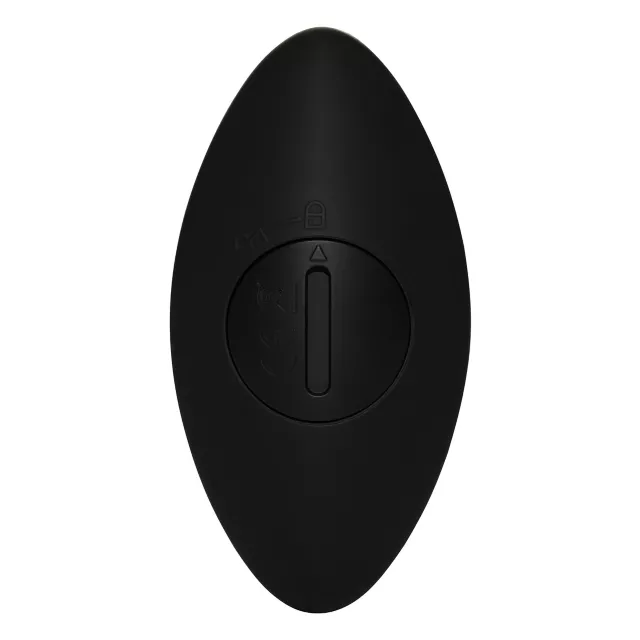 Black Crystal Pleasure Multi-Function Silicone Vibrating Anal Vibrator - 3.6 Inch at Spencer's