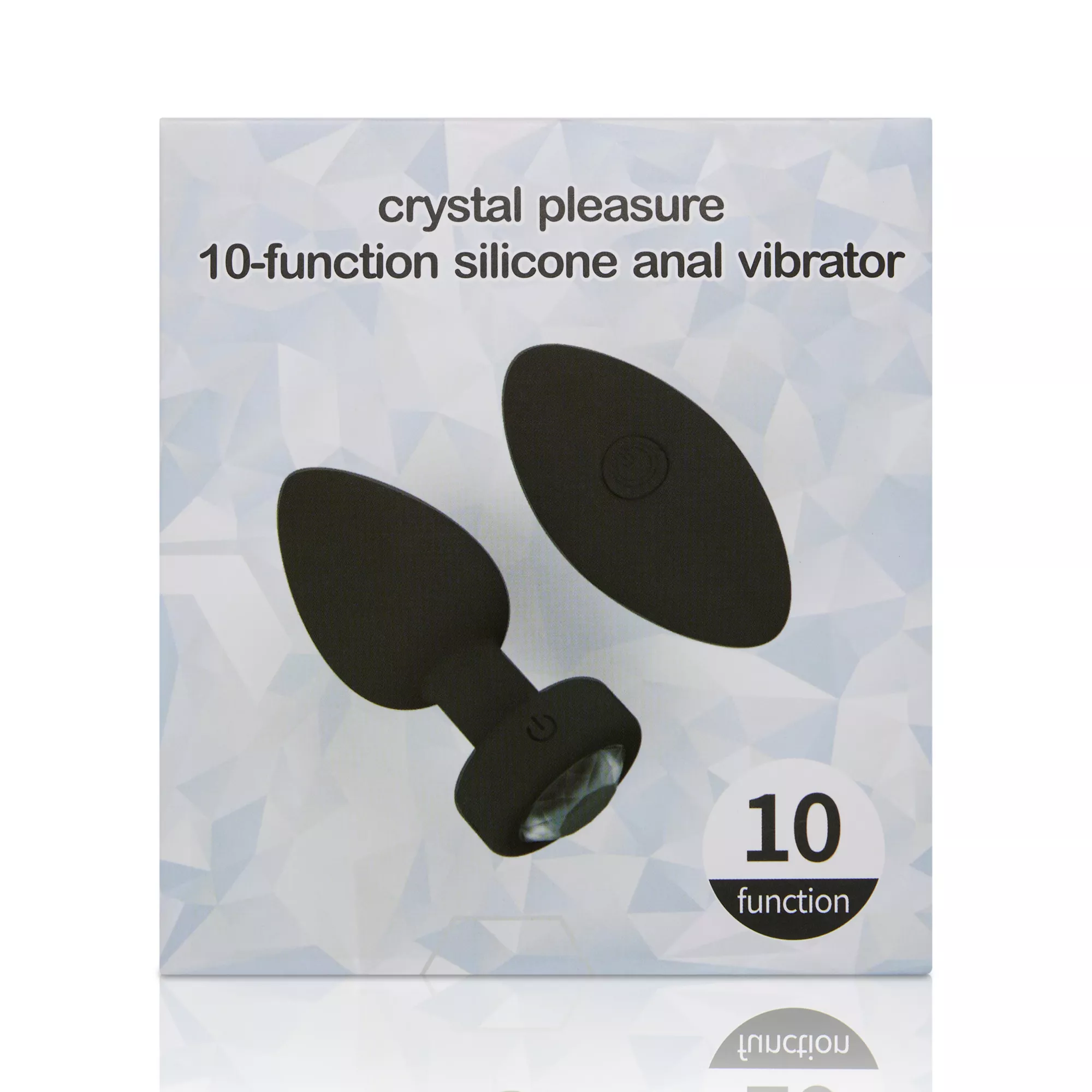 Crystal Pleasure Anal Vibrator - 3.6 Inch at Spencer's