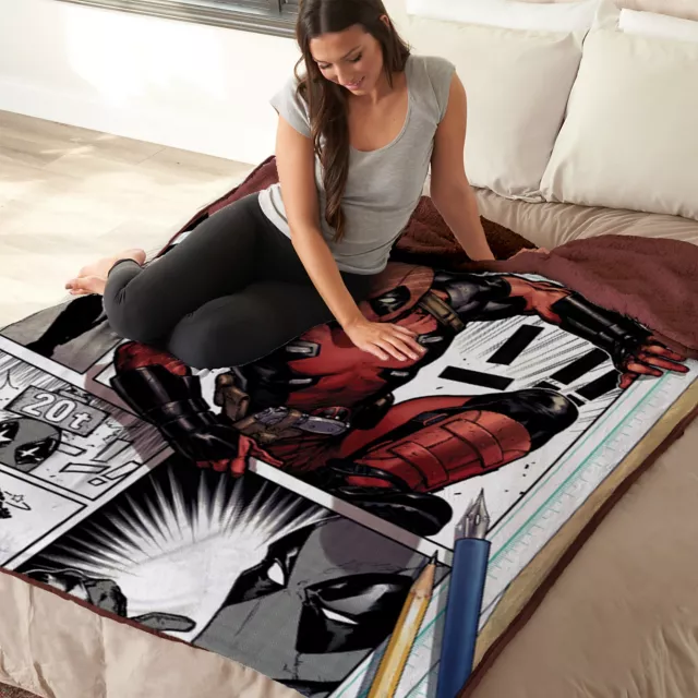 Deadpool fleece blanket sale