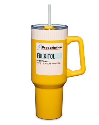 Prescription Travel Tumbler with Straw - 40 oz.