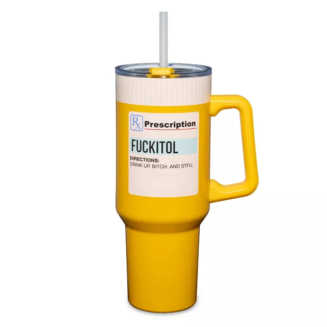 Prescription Travel Tumbler with Straw - 40 oz.