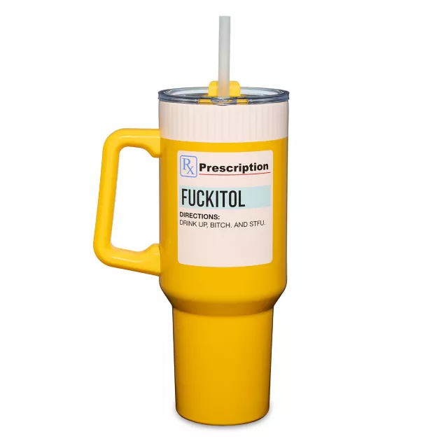 Prescription Travel Tumbler with Straw - 40 oz.