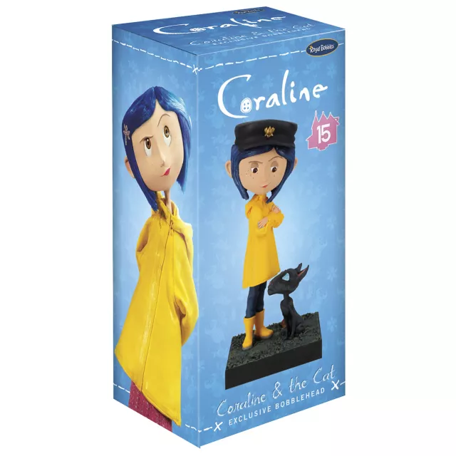Coraline and Cat Bobblehead at Spencer's