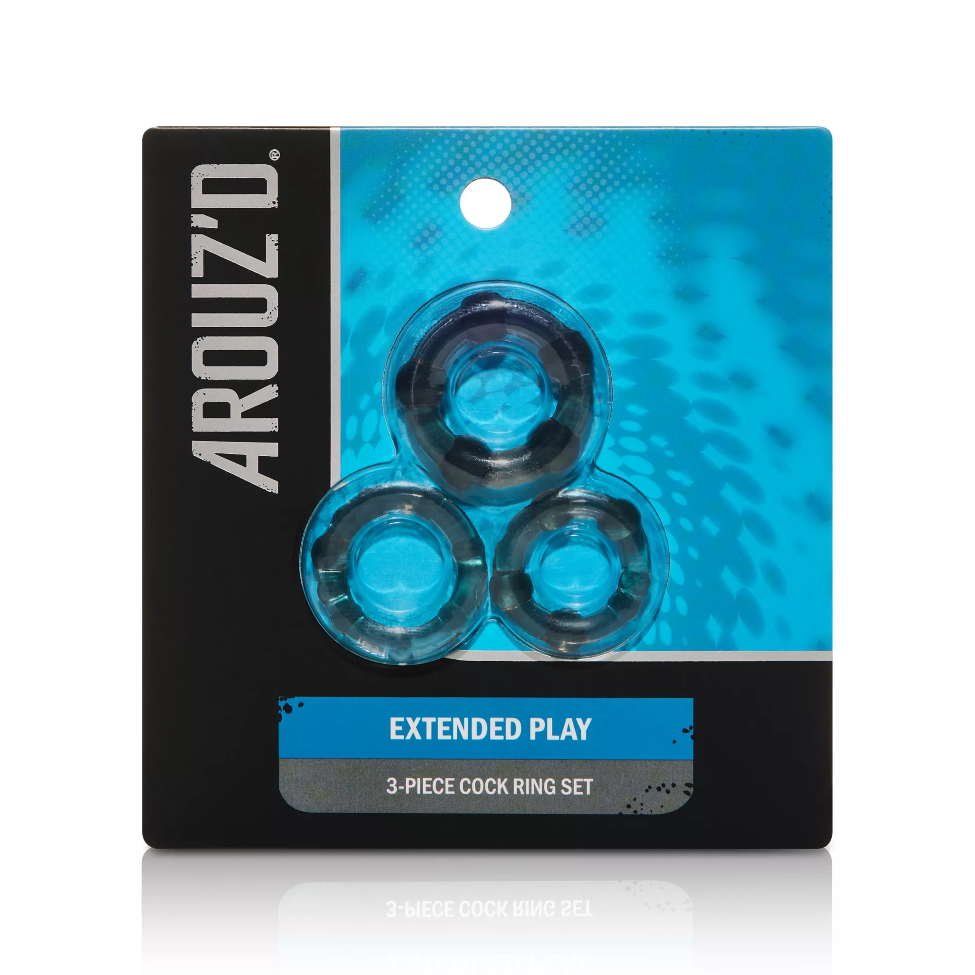 Multi-Pack Arouz'd Extended Play Cock Ring Set - 3 Pack at Spencer's