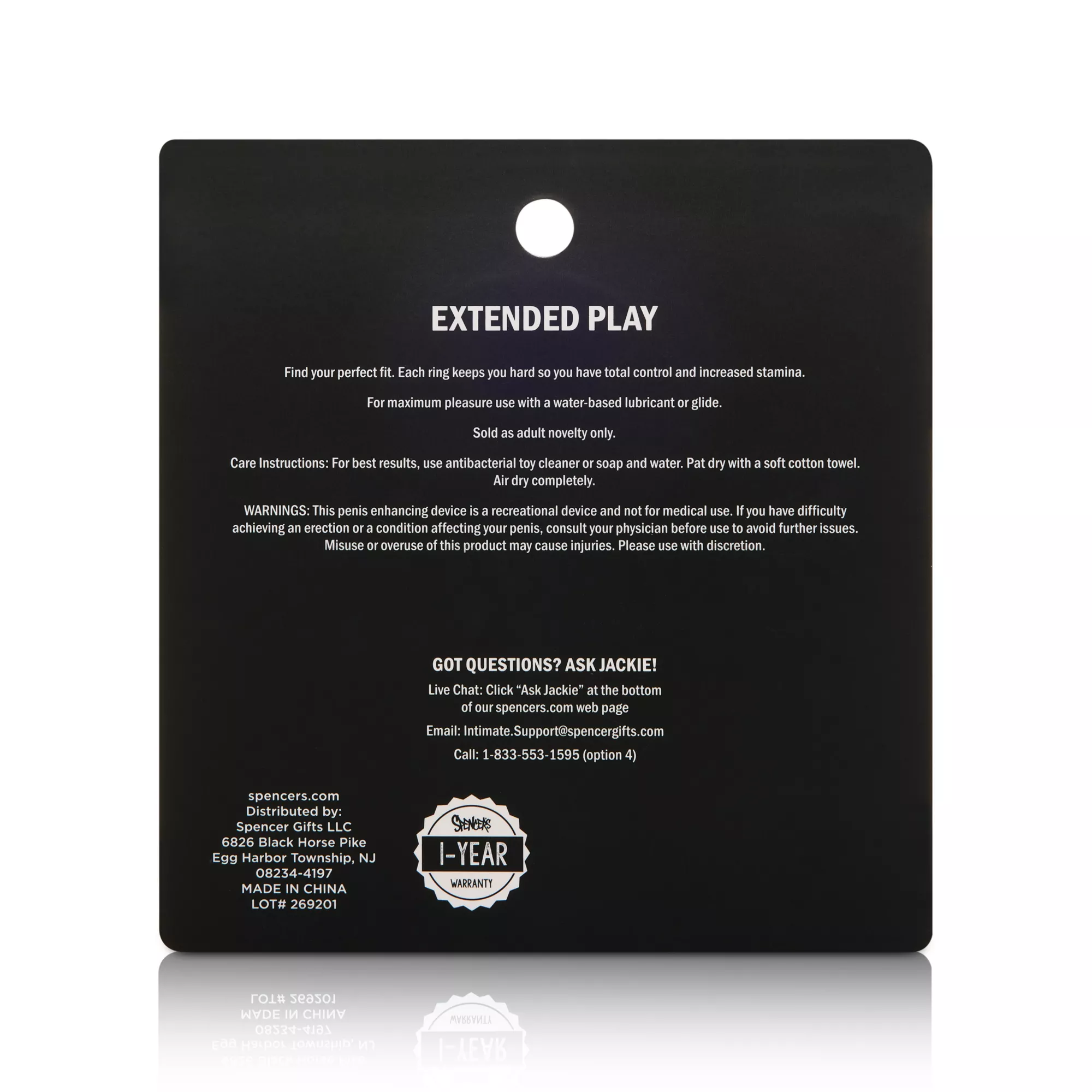 Multi-Pack Arouz'd Extended Play Cock Ring Set - 3 Pack at Spencer's