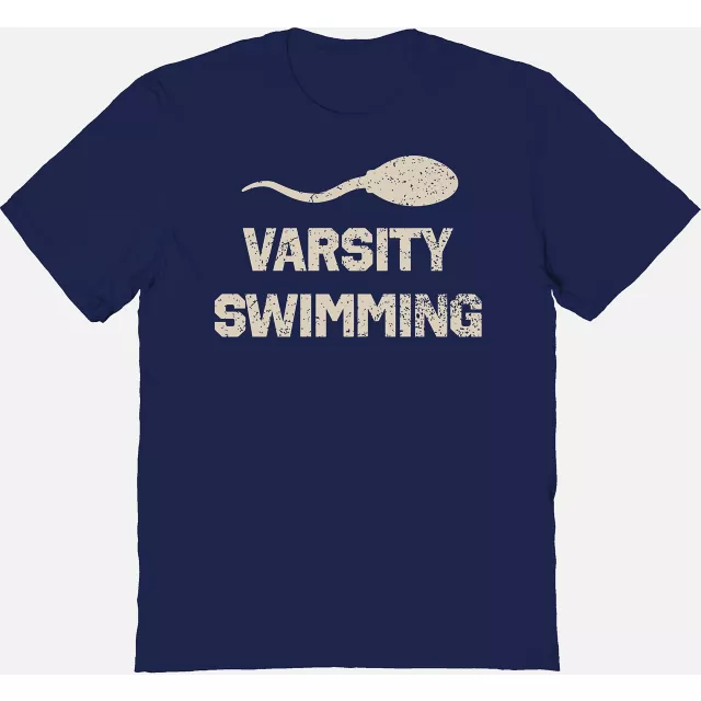 Varsity Swimming Sperm T Shirt - Danny Duncan