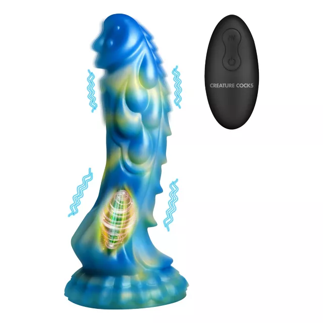 Creature Cocks Sea Stallion Vibrating Dildo with Remote at Spencer's