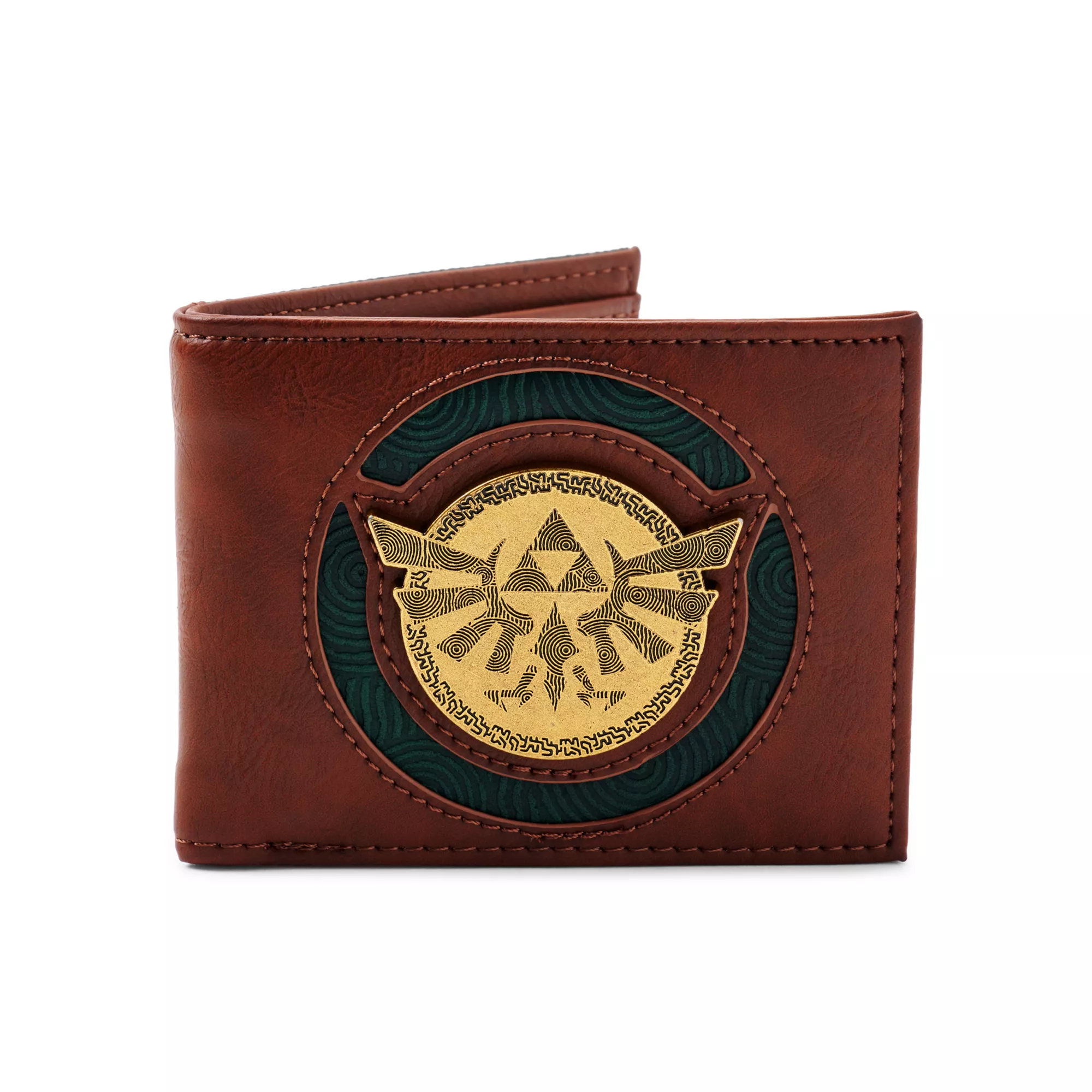 The Legend of Zelda Hyrule Metal Badge Bifold Wallet at Spencer's