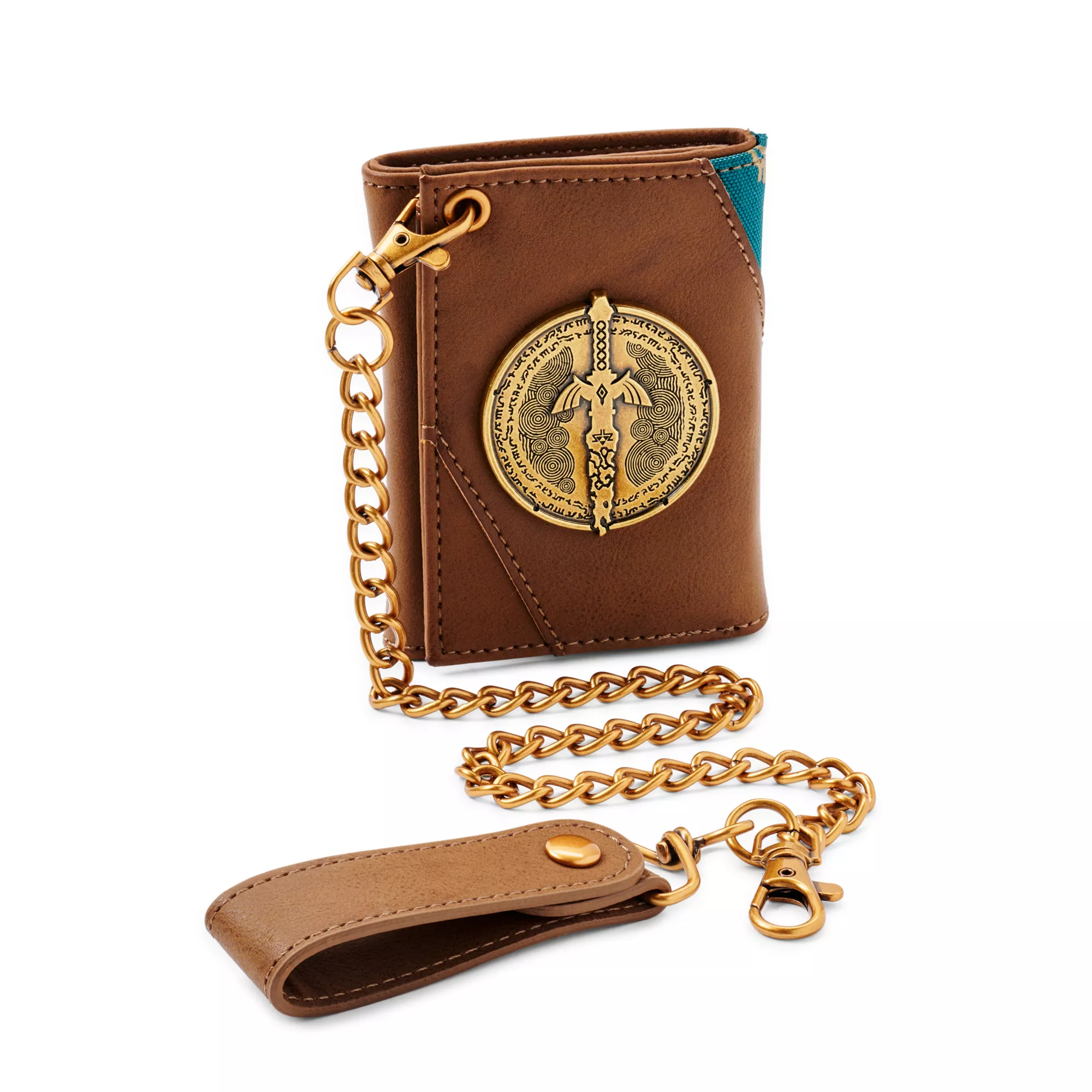 The Legend of Zelda Metal Badge Chain Wallet at Spencer's