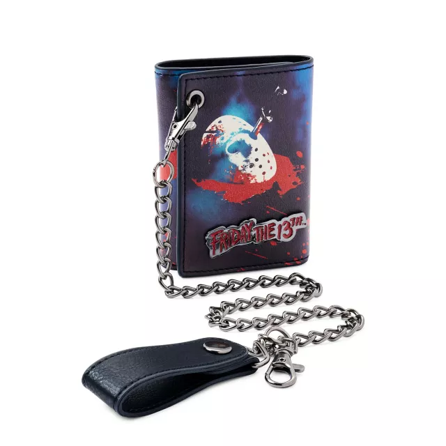 Friday the 13th Jason Voorhees Mask Chain Wallet at Spencer's