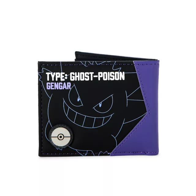 Purple Gengar Bifold Wallet - Pokémon at Spencer's