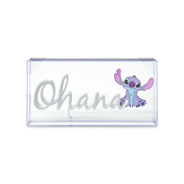 Stitch Ohana Wall-Mounted Lighted Sign - Lilo & Stitch at Spencer's