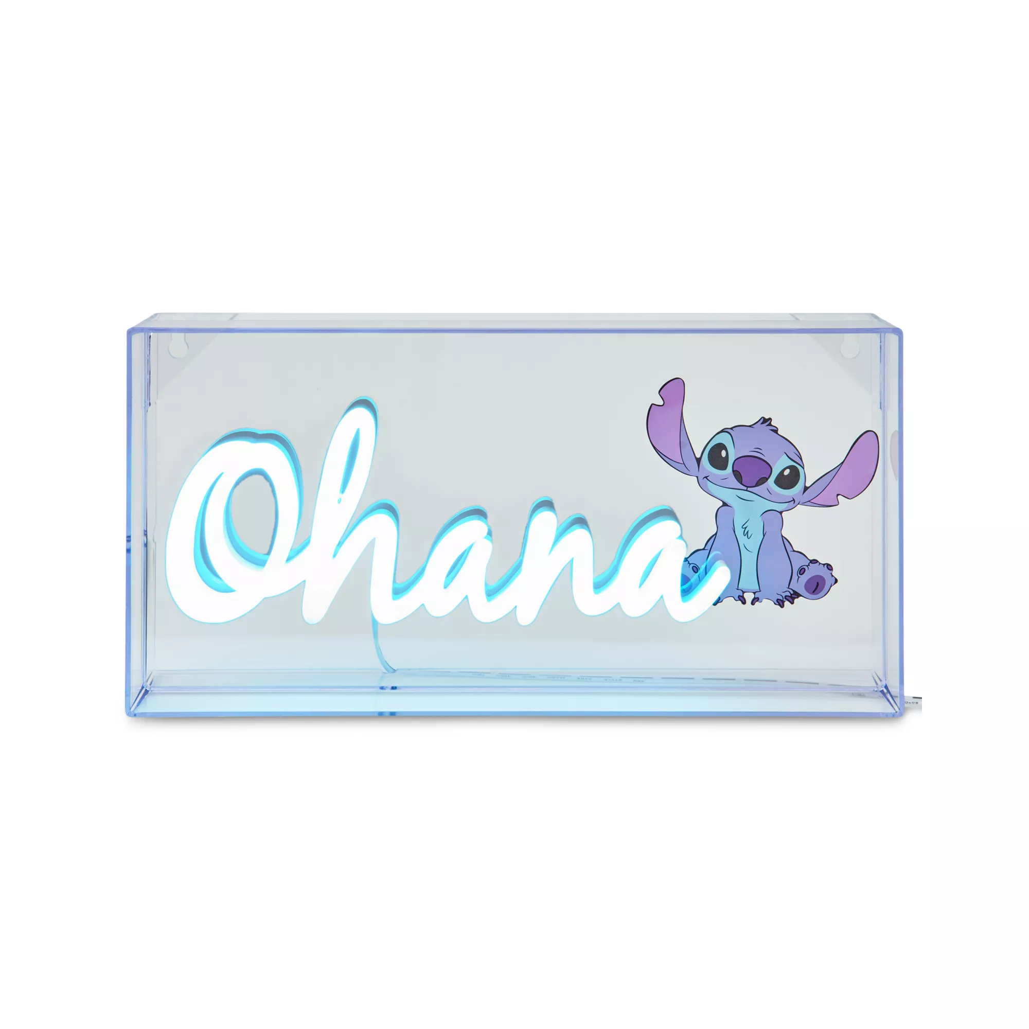 Stitch Ohana Wall-Mounted Lighted Sign - Lilo & Stitch at Spencer's