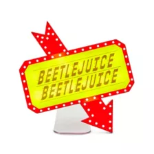 Beetlejuice Light Up Sign at Spencer's