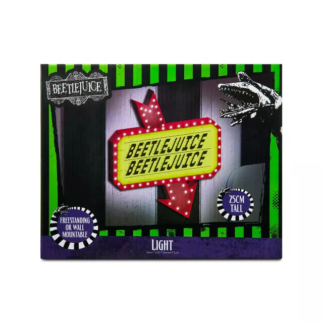 Beetlejuice Light Up Sign at Spencer's