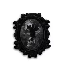 Alchemy Gothic Bat Cat Pin at Spencer's