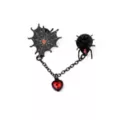CZ Red and Black Spider Web Chain Pin at Spencer's