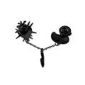 Pink Duck Spiked Heart 3-in-1 Pin at Spencer's