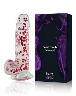 Hott Love Extreme Heartthrob Dildo with Balls - Spencer's