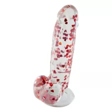 Hott Love Extreme Heartthrob Dildo with Balls at Spencer's