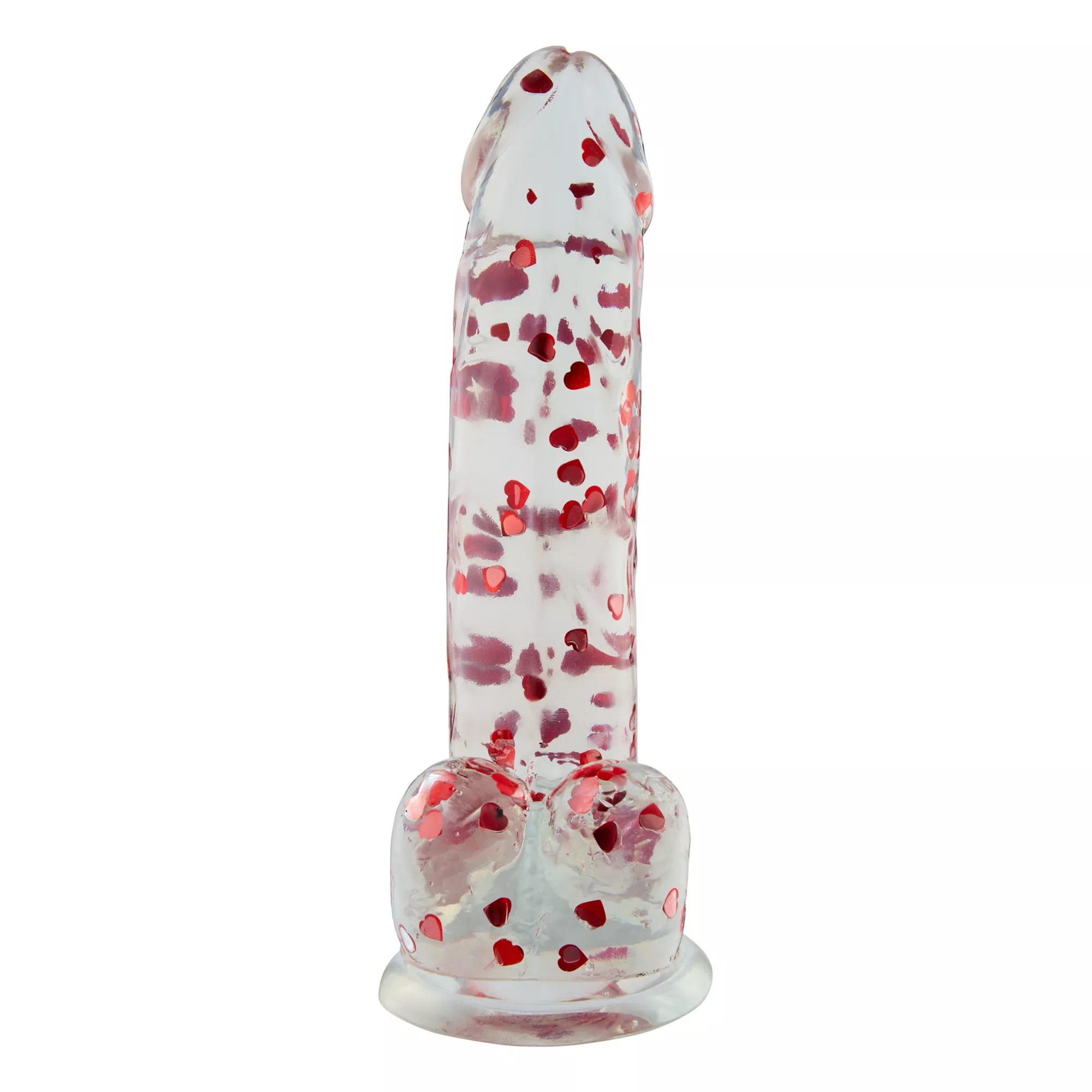 Hott Love Extreme Heartthrob Dildo with Balls at Spencer's