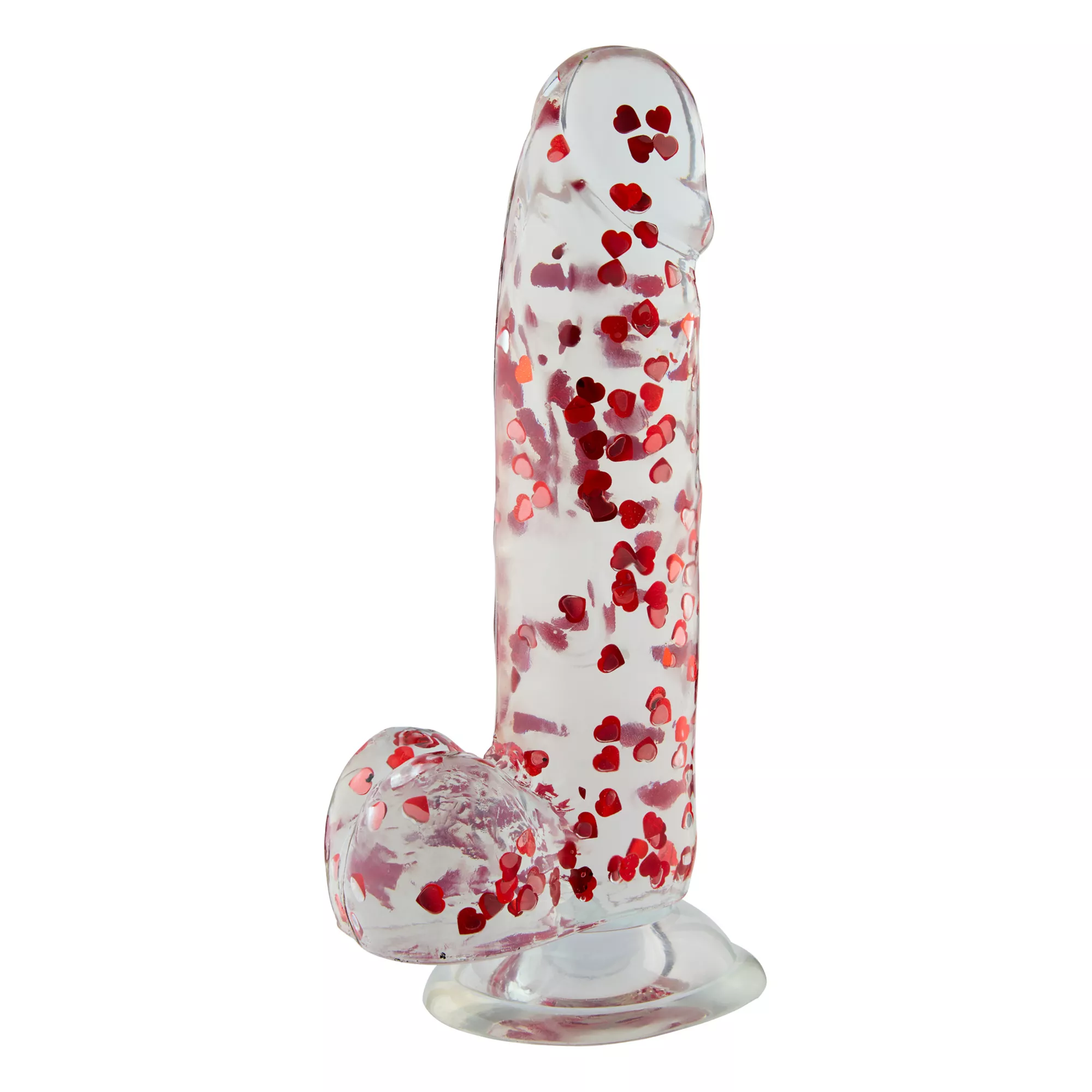Hott Love Extreme Heartthrob Dildo with Balls at Spencer's