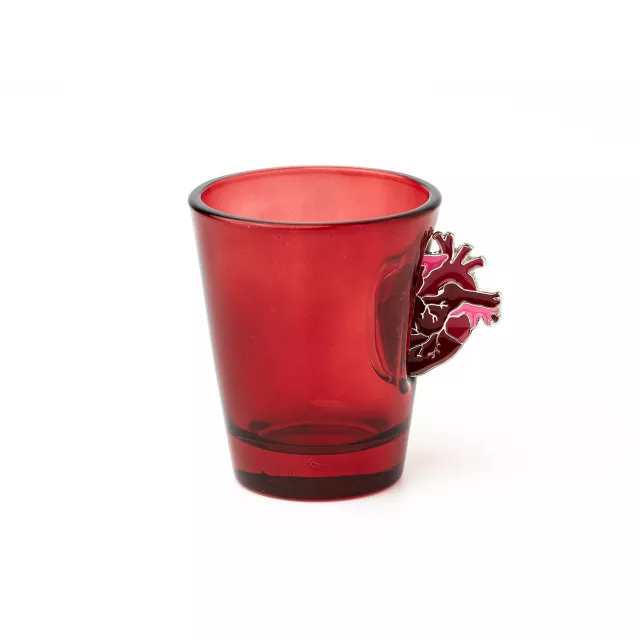 Anatomical Heart Insert Shot Glass - 2 oz.