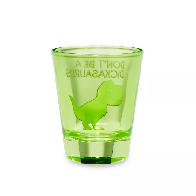 Don't Be a Dickasaurus Shot Glass - 2 oz. at Spencer's