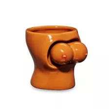 Brown Boob Bobble Shot Glass - 1.5 oz. at Spencer's