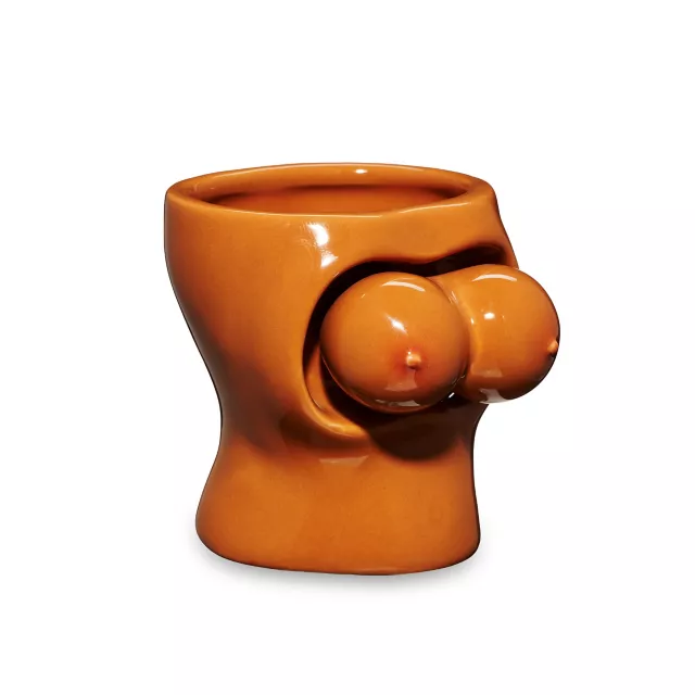 Brown Boob Bobble Shot Glass - 1.5 oz. at Spencer's