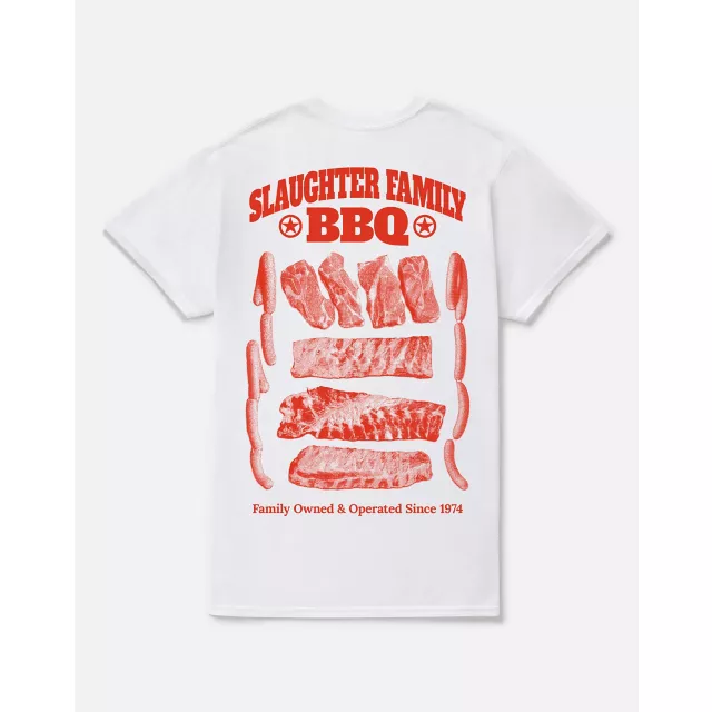 Slaughter Family BBQ T Shirt - Texas Chainsaw Massacre at Spencer's