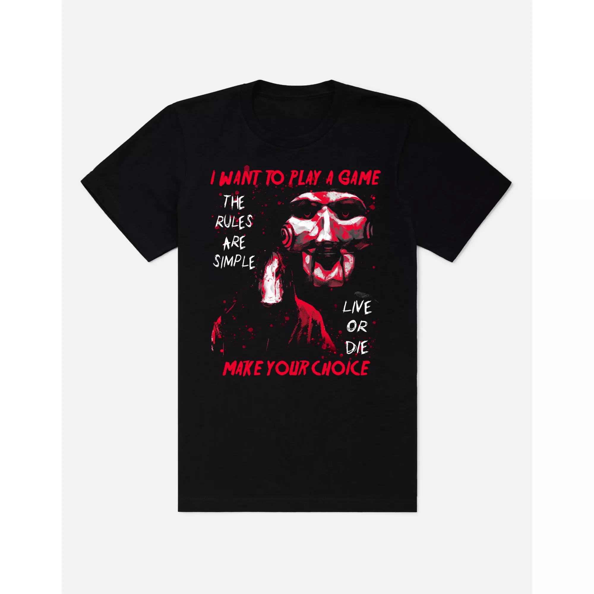 Black Bloody Puppet T Shirt - Saw at Spencer's