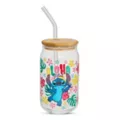 Stitch Aloha Glass Jar with Straw 16 oz. - Lilo & Stitch at Spencer's